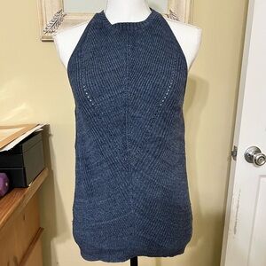 Navy blue sleeveless sweater from The Gap